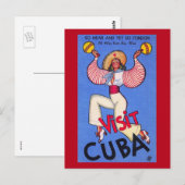 Ga naar Cuba Color Travel  Briefkaart (Voorkant / Achterkant)