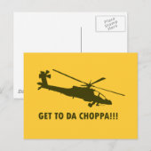 Ga naar Da Choppa!! Briefkaart (Voorkant / Achterkant)