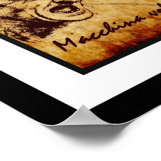 Ga naar Da Choppa - Leonardo da Vinci Helicopter Poster (Hoek)