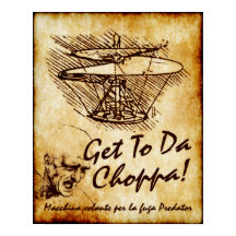 Ga naar Da Choppa - Leonardo da Vinci Helicopter