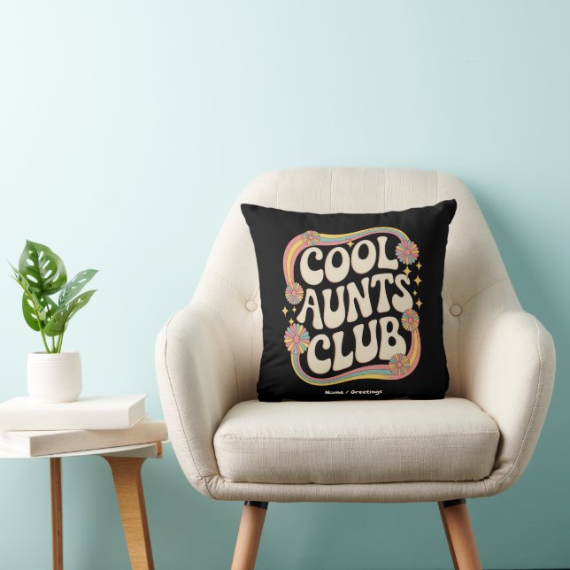 Ga naar de Cool Tants Club Funny Oversized Graphic Kussen (Stoel)