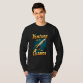 Ga naar de Cosmos Rocket - Space Explorer Gra T-shirt (Voorkant volledig)