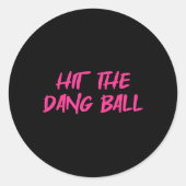 Ga naar de Dang LL2 Ronde Sticker (Voorkant)