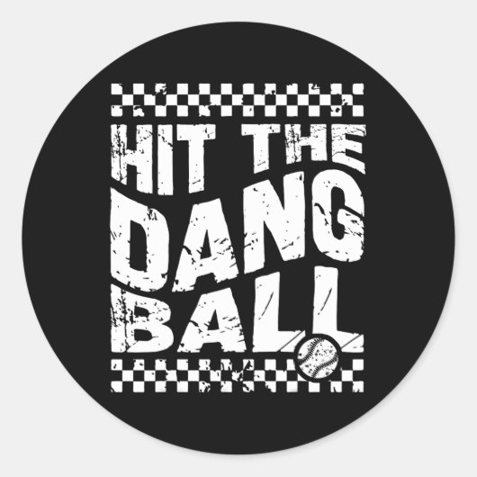 Ga naar de Dang LL Vintage Ronde Sticker (Voorkant)
