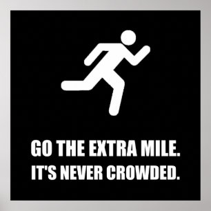 Ga naar de Extra Mile Poster