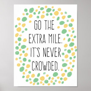 Ga naar de Extra Mile Poster