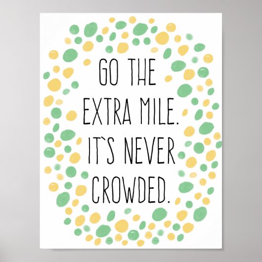 Ga naar de Extra Mile Poster (Voorkant)