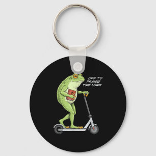 Ga Naar De Heer Prijzen Funny Frog Christelijke Me Sleutelhanger