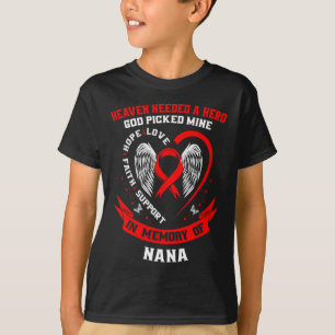 Ga naar de hemel Rode Hemel Had Een Held God Koos T-shirt