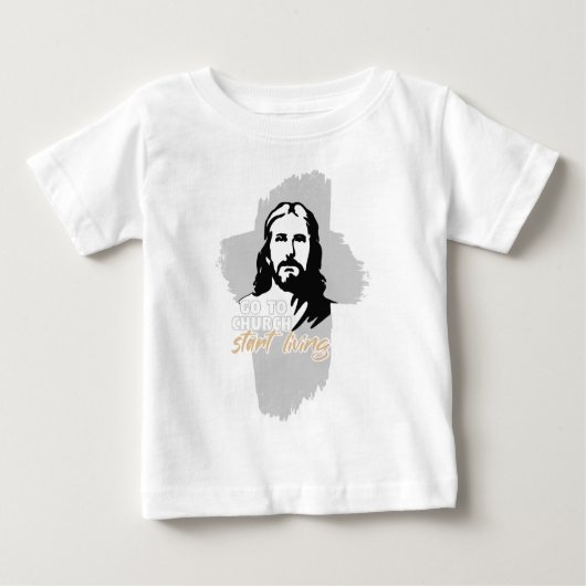 Ga naar de kerk..! Jezus Christus. Christelijke pr (Voorkant)