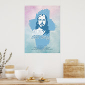 Ga naar de kerk..! Jezus Christus. Christelijke pr Poster (Keuken)