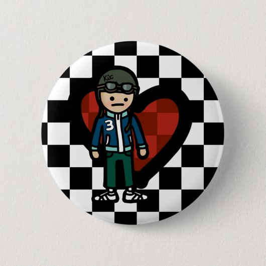 ga naar de knop! ronde button 5,7 cm (Voorkant)
