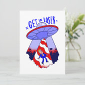 ga naar de loser trump alien ufo kaart (Staand voorkant)
