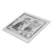 Ga naar de Oorlogen, illustratie van een pamflet s Tegeltje (Zijkant)