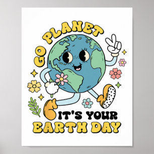 Ga naar de planeet van uw Earth Day Climate Change Poster