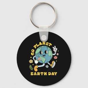 Ga naar de planeet van uw Earth Day Climate Change Sleutelhanger
