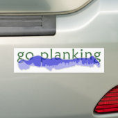 Ga naar de stad bumpersticker (Op auto)
