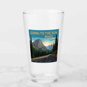 Ga naar de Sun Road Montana Landscape Glas