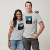Ga naar de Sun Road Montana Landscape T-shirt (Unisex)
