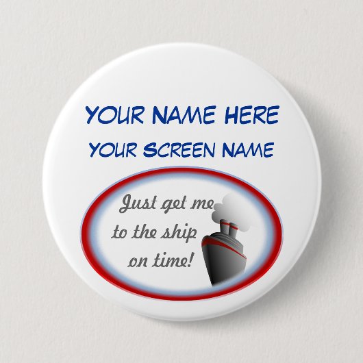 Ga naar de verzendkaart ronde button 7,6 cm (Voorkant)