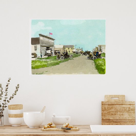 Ga naar de winkel poster (Keuken)