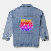 Ga naar Driehoek Koelheid Denim Jacket (Achterkant)