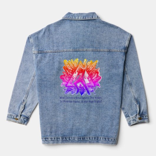 Ga naar Driehoek Koelheid Denim Jacket (Achterkant)