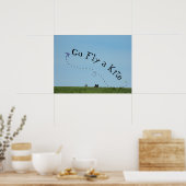 Ga naar een vlieger = Idiom betekenis Ga weg - beg Poster (Keuken)