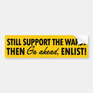 Ga naar Enlist Bumpersticker