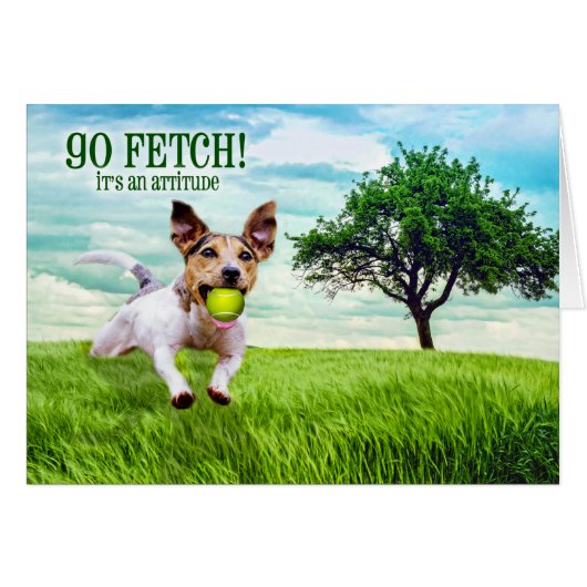 Ga naar Fetch Jack Russel Terrier Blank alle keren (Voorkant Horizontaal)