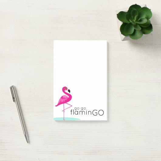 Ga naar flaminGO roze flamingo na notitie Post-it® Notes (Kantoor)