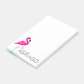 Ga naar flaminGO roze flamingo na notitie Post-it® Notes (Schuin)
