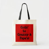 Ga naar Granny's tas. Tote Bag (Voorkant)
