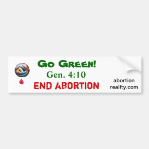 Ga naar groene bumpersticker