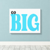 Ga naar Grote Motivatie prijsopgave Canvas Afdruk (Insitu (Houten vloer))