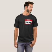 Ga naar Halloween als Dave T-shirt (Voorkant volledig)
