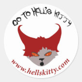 Ga naar Hell's Kat Sticker (Voorkant)