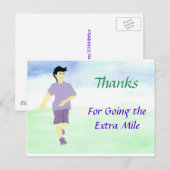 Ga naar het Extra Mile Briefkaart (Voorkant / Achterkant)