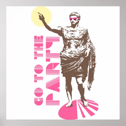 Ga naar het feest poster (Voorkant)