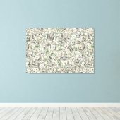 Ga naar het geld canvas print (Insitu (Houten vloer))