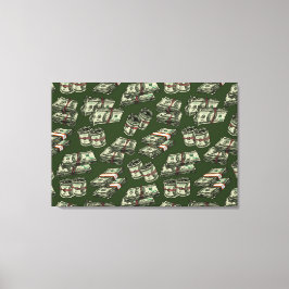 Ga naar het geld canvas print