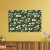 Ga naar het geld canvas print (Insitu (Woonkamer))