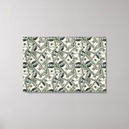 Ga naar het geld canvas print