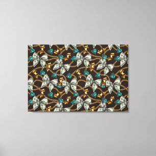 Ga naar het geld canvas print