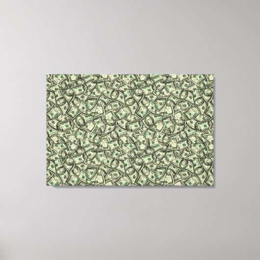 Ga naar het geld canvasprint canvas afdruk (Voorkant)