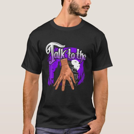 Ga naar het Hands Horror House achter!!! T-shirt (Voorkant)