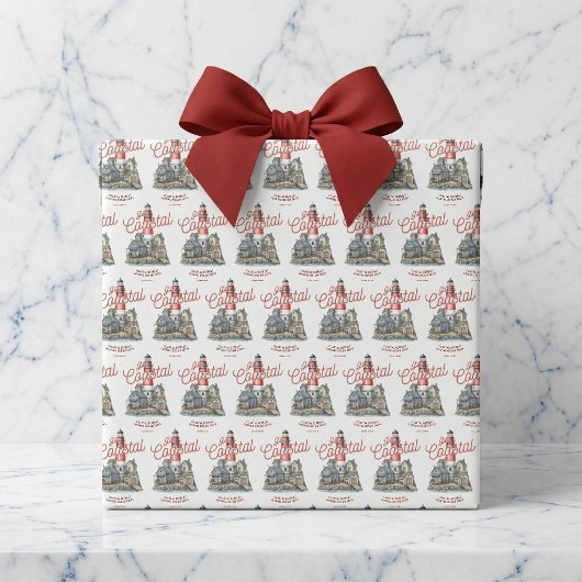 Ga naar het kustvuurtoren-retreat Nautilus Cadeaupapier