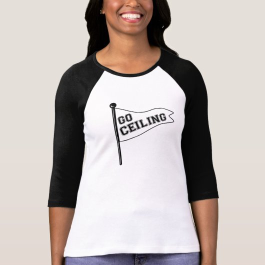 Ga naar het plafond! Ceiling Fan Costume Pennant T T-shirt (Voorkant)