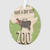 Ga naar het Poster van de dierentuin. Ornament (voorkant)