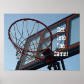 Ga naar het spel! Basketball Poster (Voorkant)